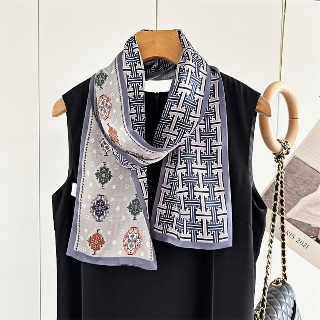 MaraSilk Pure Mulberry Silk Scarf - Ribbon Satin MS643
