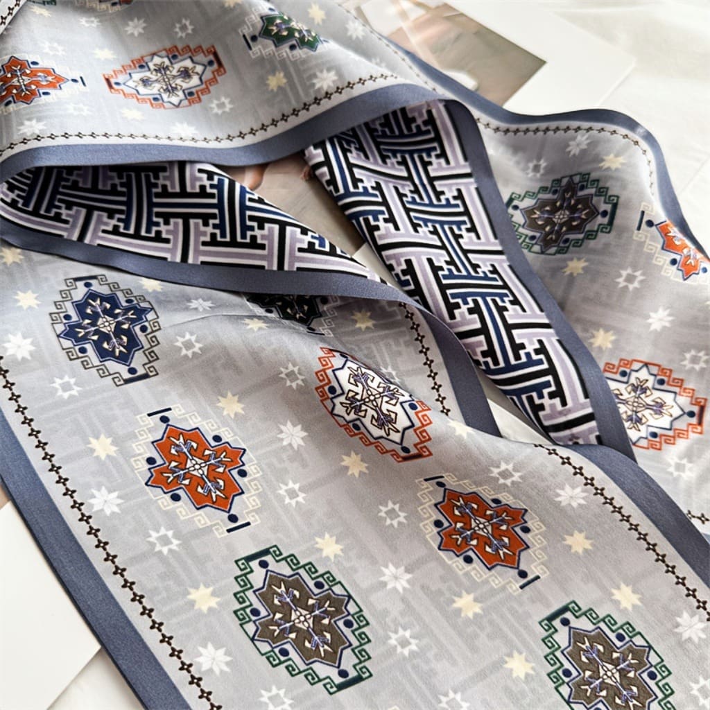MaraSilk Pure Mulberry Silk Scarf - Ribbon Satin MS643
