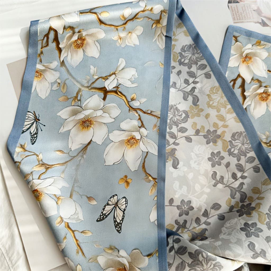 MaraSilk Pure Mulberry Silk Scarf - Ribbon Satin MS643