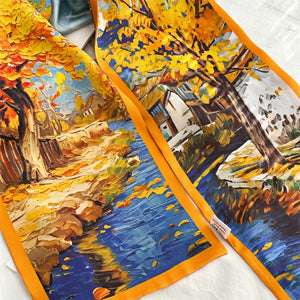MaraSilk Pure Mulberry Silk Scarf - Ribbon Satin MS643