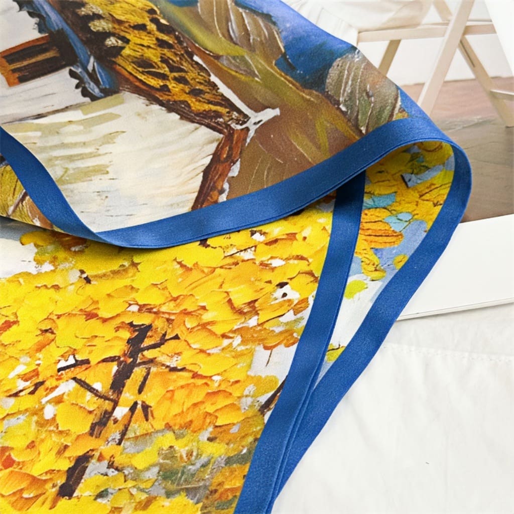 MaraSilk Pure Mulberry Silk Scarf - Ribbon Satin MS643