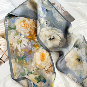 MaraSilk Pure Mulberry Silk Scarf - Ribbon Satin MS643