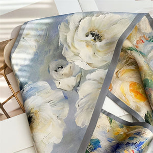 MaraSilk Pure Mulberry Silk Scarf - Ribbon Satin MS643