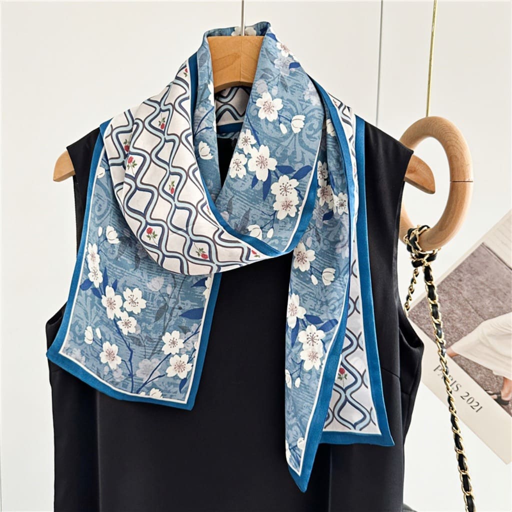 MaraSilk Pure Mulberry Silk Scarf - Ribbon Satin MS643