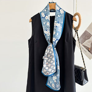 MaraSilk Pure Mulberry Silk Scarf - Ribbon Satin MS643