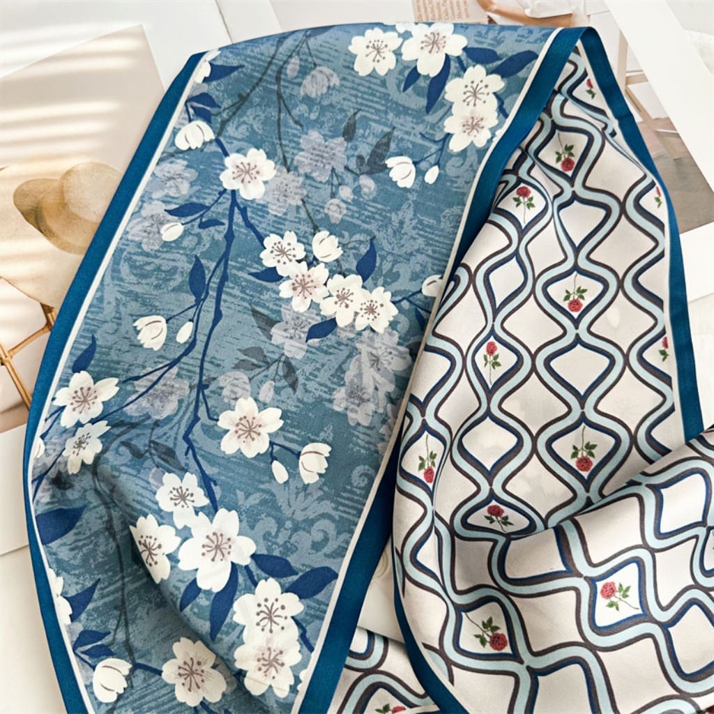 MaraSilk Pure Mulberry Silk Scarf - Ribbon Satin MS643