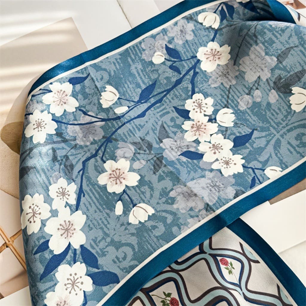 MaraSilk Pure Mulberry Silk Scarf - Ribbon Satin MS643