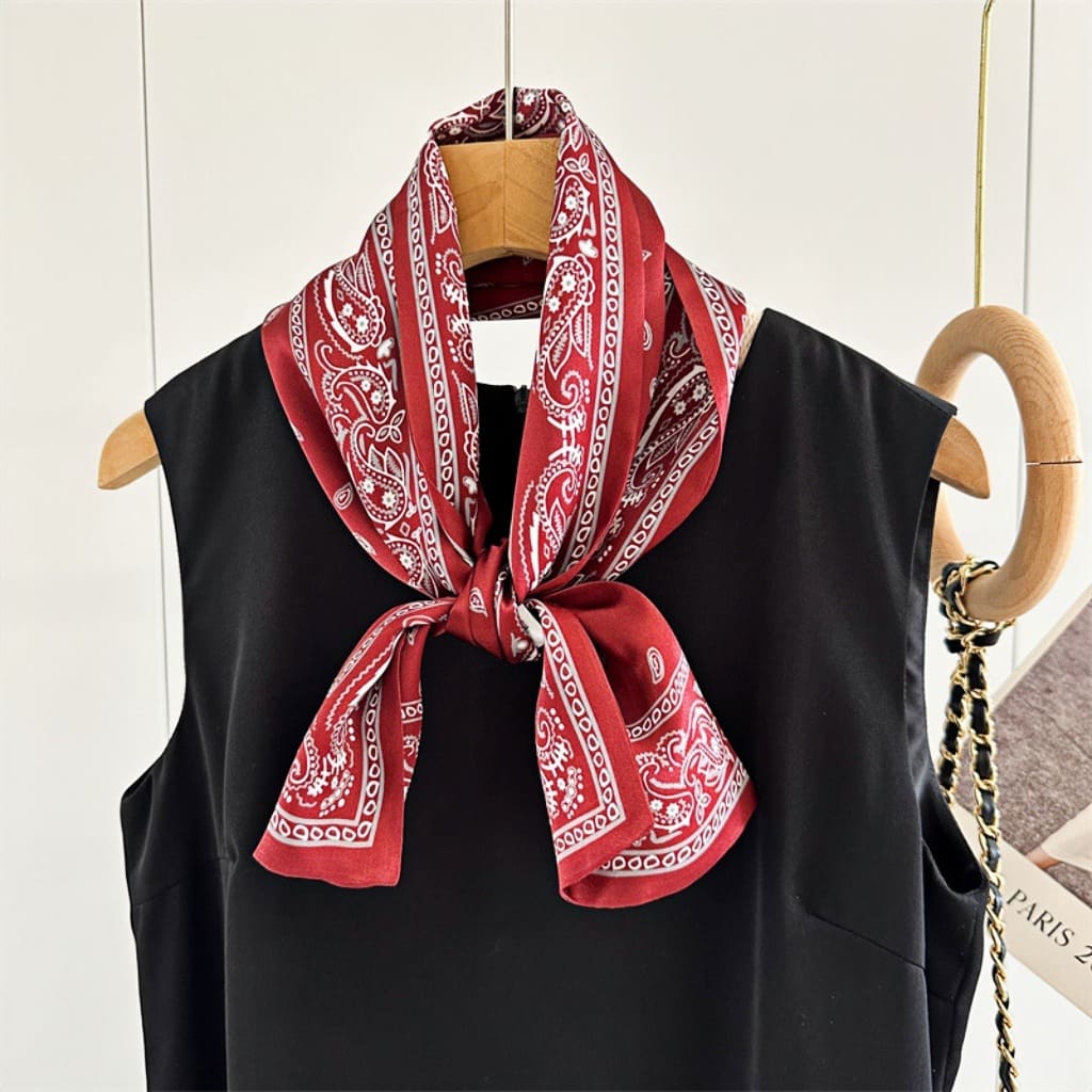 MaraSilk Pure Mulberry Silk Scarf - Ribbon Satin MS643