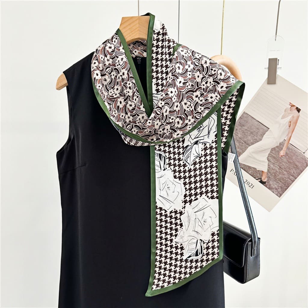 MaraSilk Pure Mulberry Silk Scarf - Ribbon Satin MS644