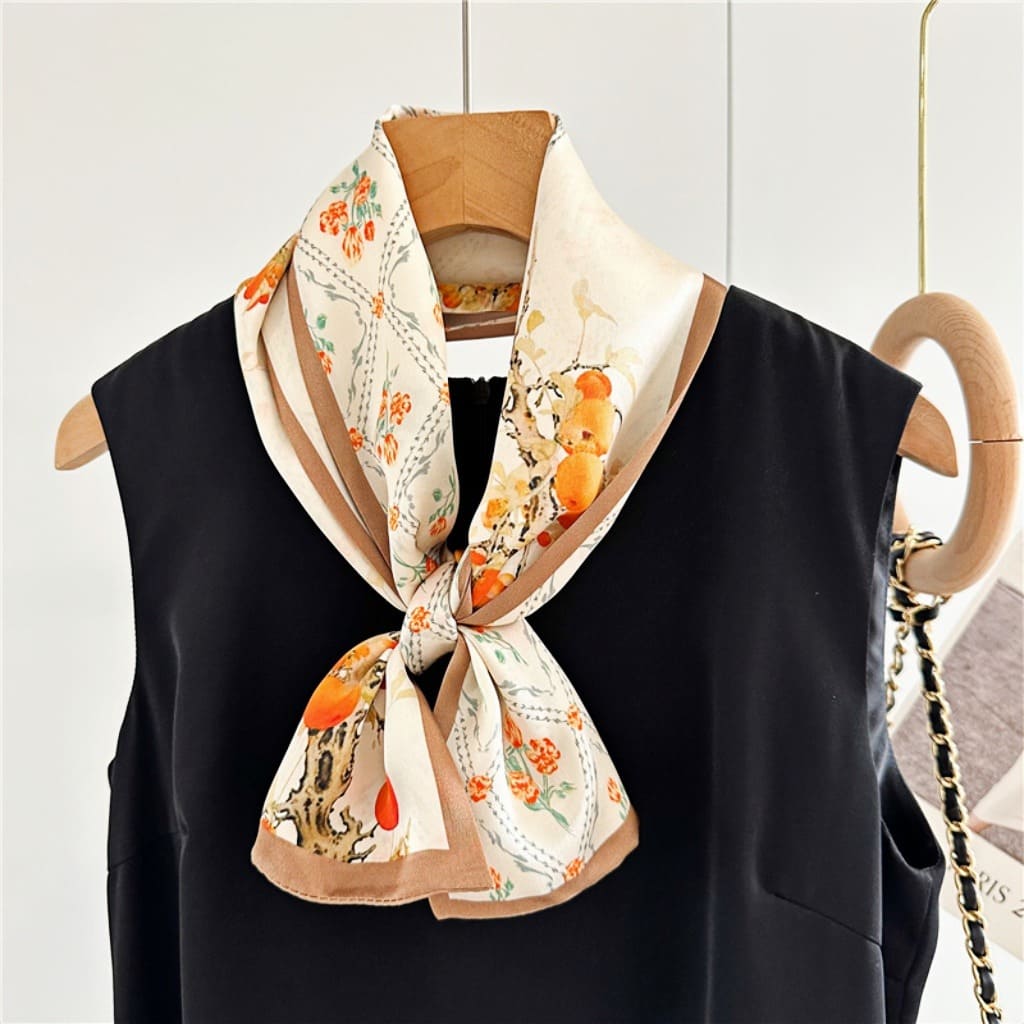 MaraSilk Pure Mulberry Silk Scarf - Ribbon Satin MS644