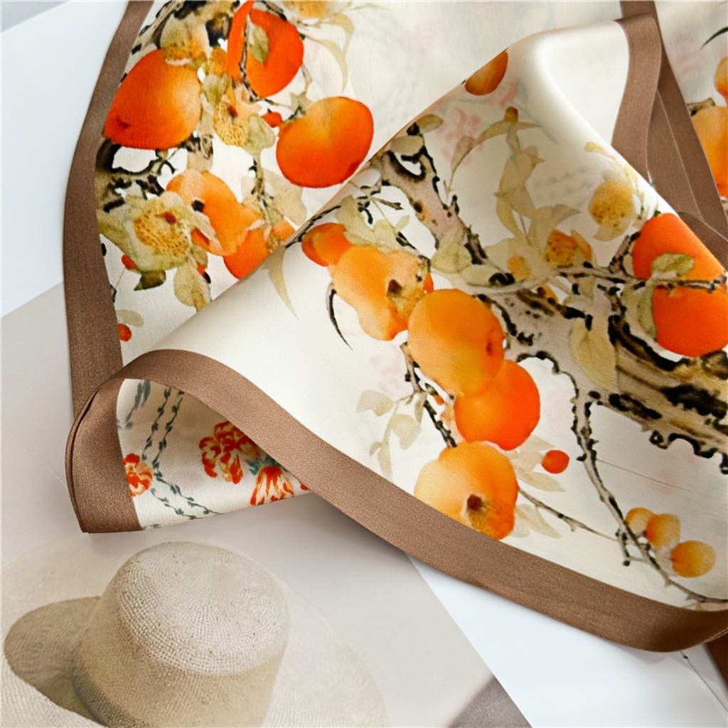 MaraSilk Pure Mulberry Silk Scarf - Ribbon Satin MS644