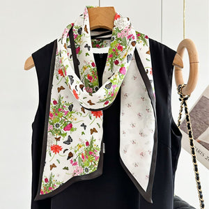 MaraSilk Pure Mulberry Silk Scarf - Ribbon Satin MS644