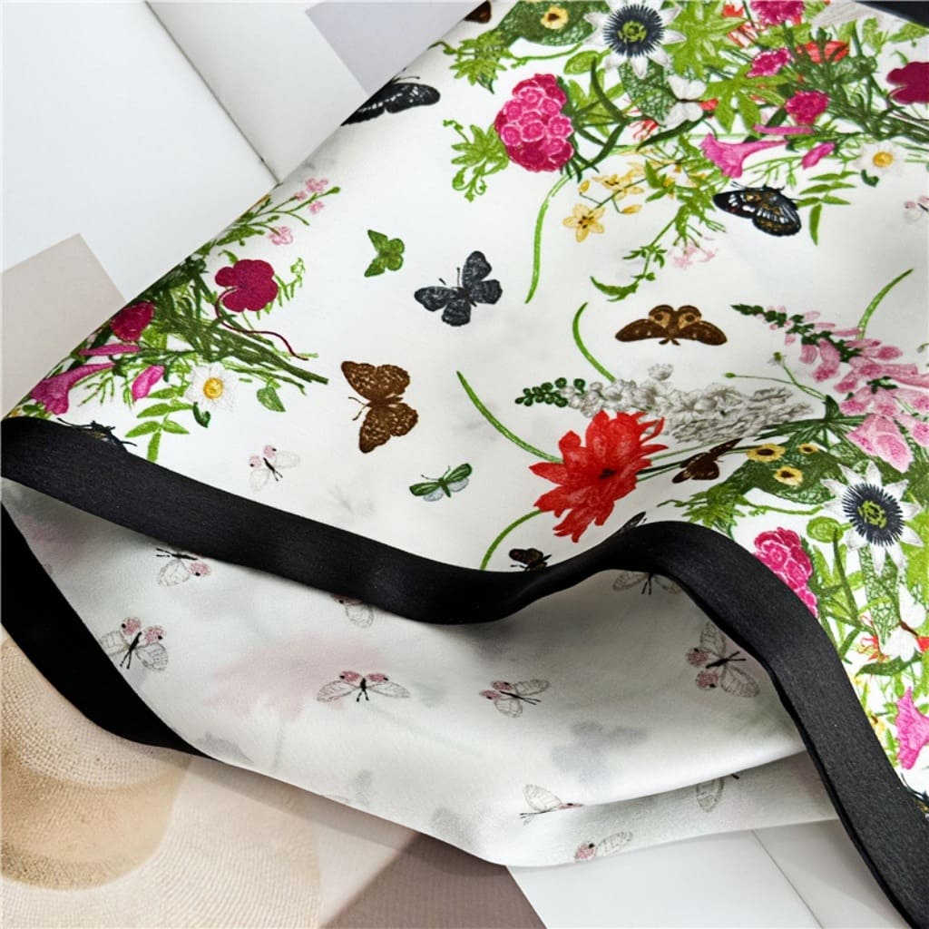MaraSilk Pure Mulberry Silk Scarf - Ribbon Satin MS644