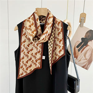 MaraSilk Pure Mulberry Silk Scarf - Ribbon Satin MS644