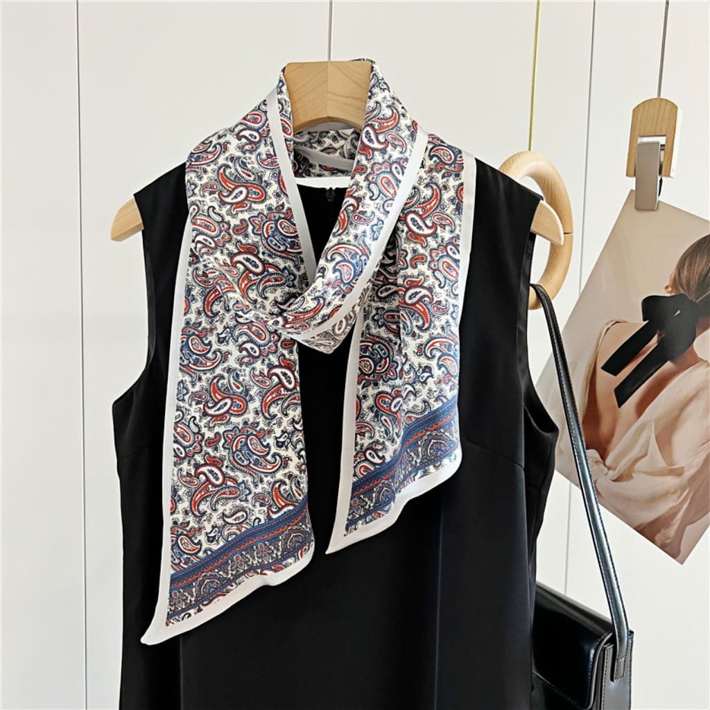 MaraSilk Pure Mulberry Silk Scarf - Ribbon Satin MS644