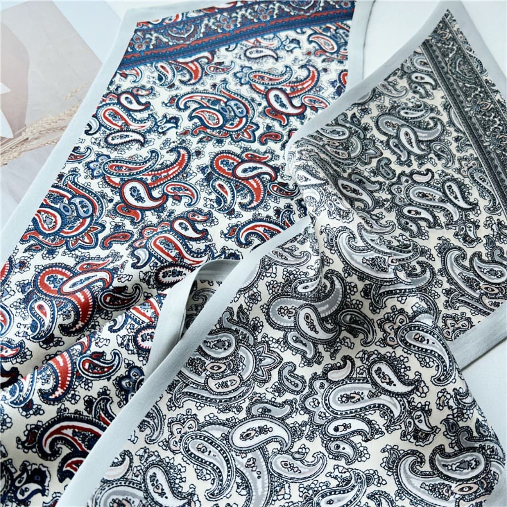 MaraSilk Pure Mulberry Silk Scarf - Ribbon Satin MS644