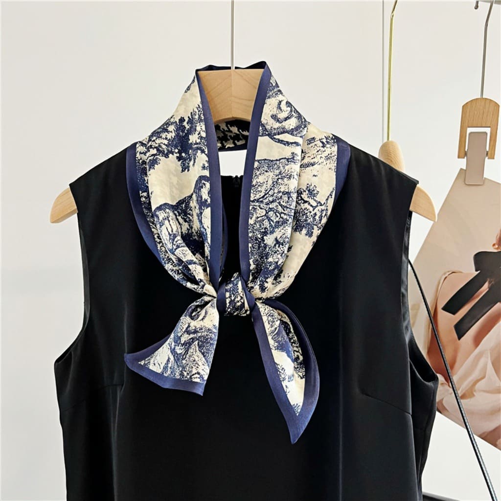 MaraSilk Pure Mulberry Silk Scarf - Ribbon Satin MS644