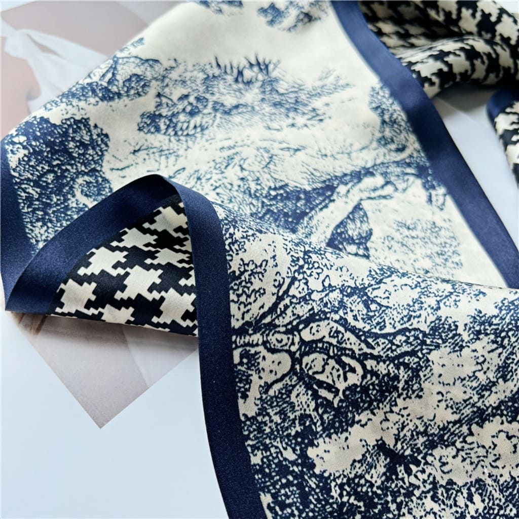 MaraSilk Pure Mulberry Silk Scarf - Ribbon Satin MS644