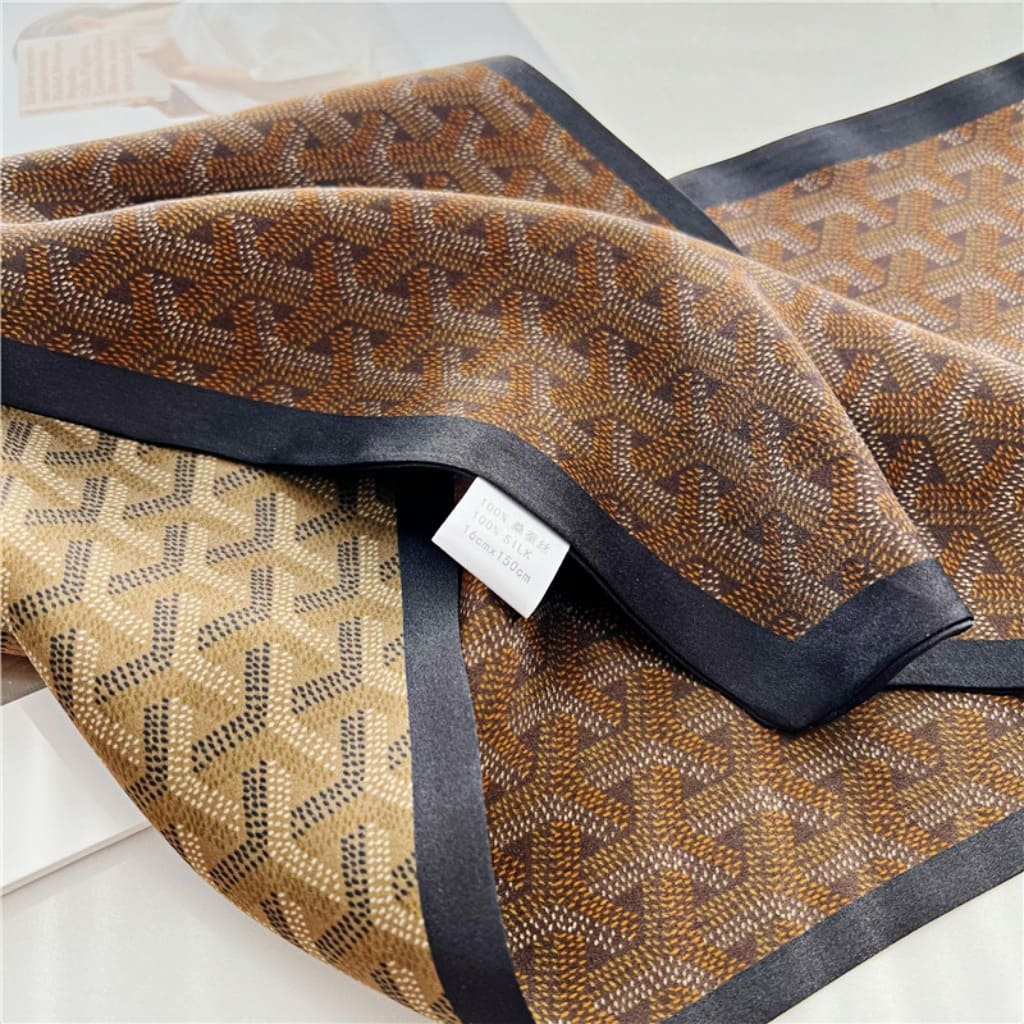MaraSilk Pure Mulberry Silk Scarf - Ribbon Satin MS644