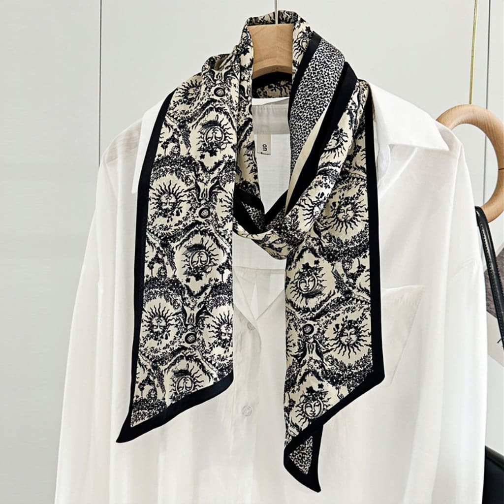 MaraSilk Pure Mulberry Silk Scarf - Ribbon Satin MS644