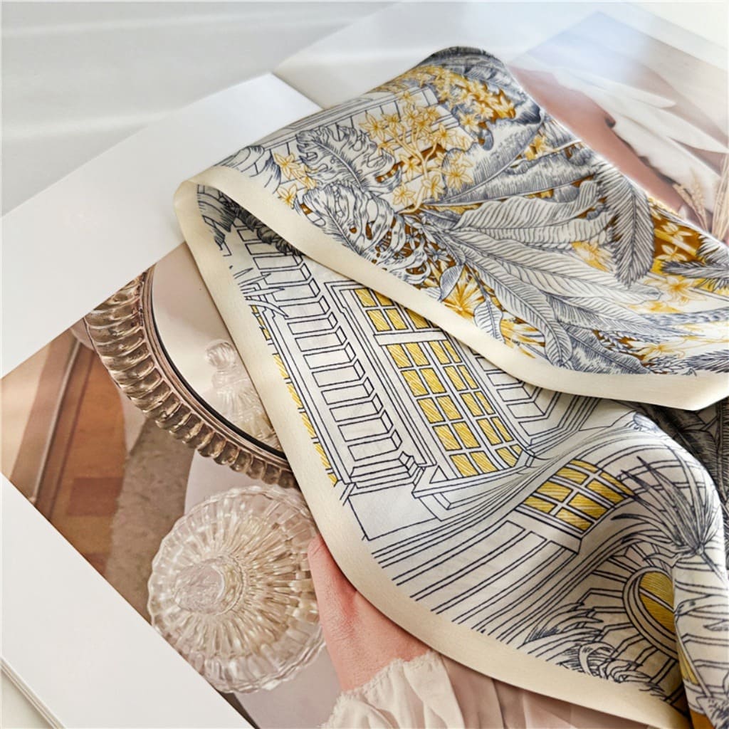 MaraSilk Pure Mulberry Silk Scarf - Ribbon Satin MS644