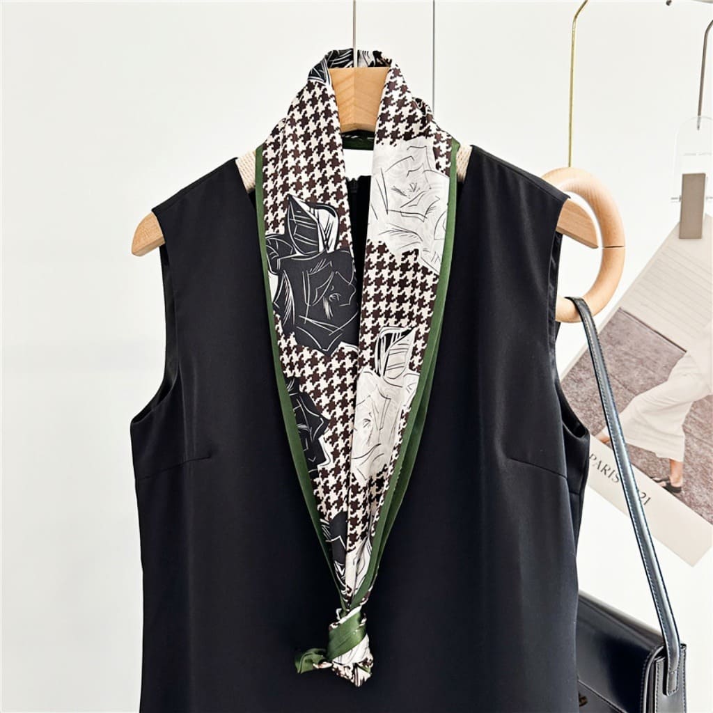 MaraSilk Pure Mulberry Silk Scarf - Ribbon Satin MS644