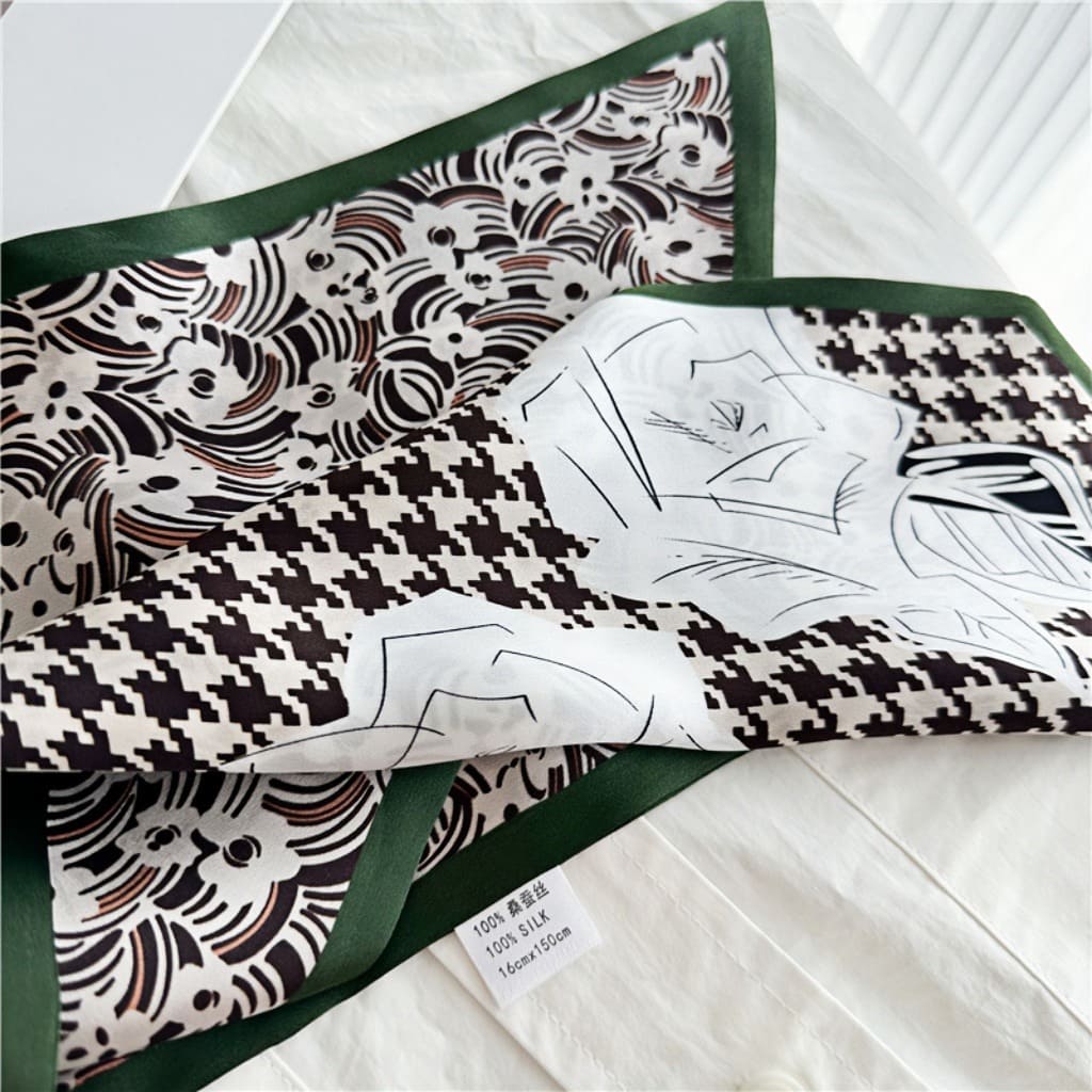 MaraSilk Pure Mulberry Silk Scarf - Ribbon Satin MS644