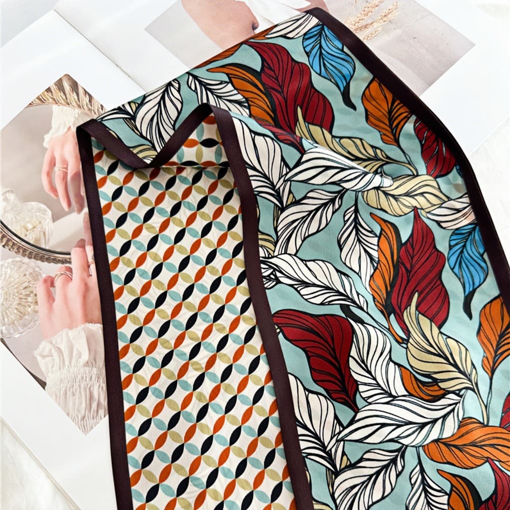 MaraSilk Pure Mulberry Silk Scarf - Ribbon Satin MS644