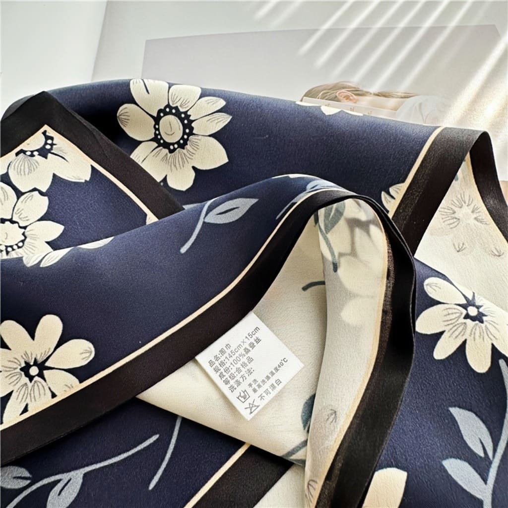 MaraSilk Pure Mulberry Silk Scarf - Ribbon Satin MS644