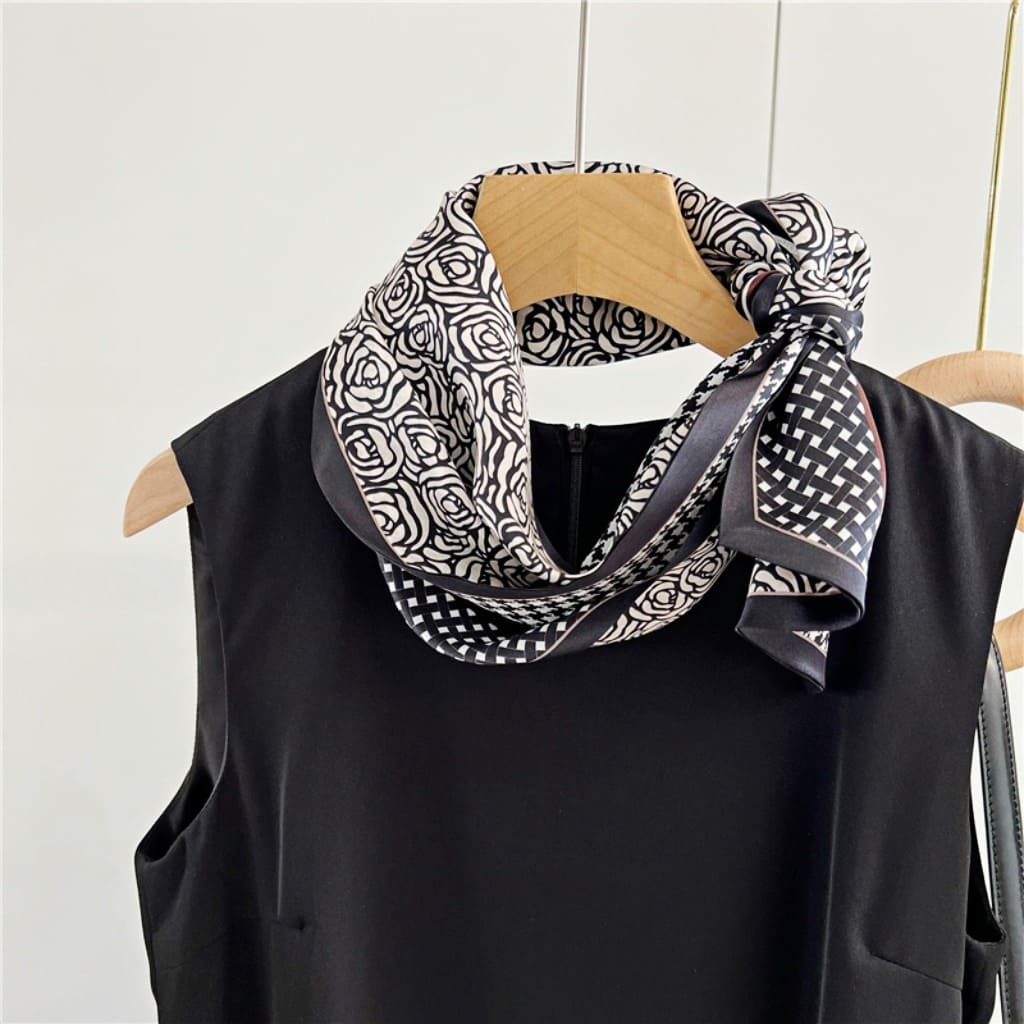 MaraSilk Pure Mulberry Silk Scarf - Ribbon Satin MS644