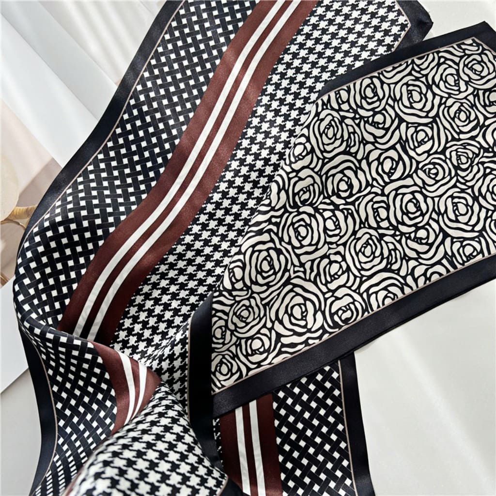 MaraSilk Pure Mulberry Silk Scarf - Ribbon Satin MS644