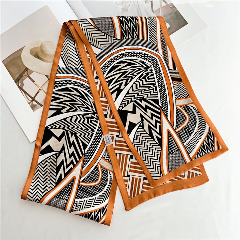 MaraSilk Pure Mulberry Silk Scarf - Ribbon Satin MS644