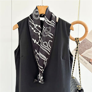 MaraSilk Pure Mulberry Silk Scarf - Ribbon Satin MS646