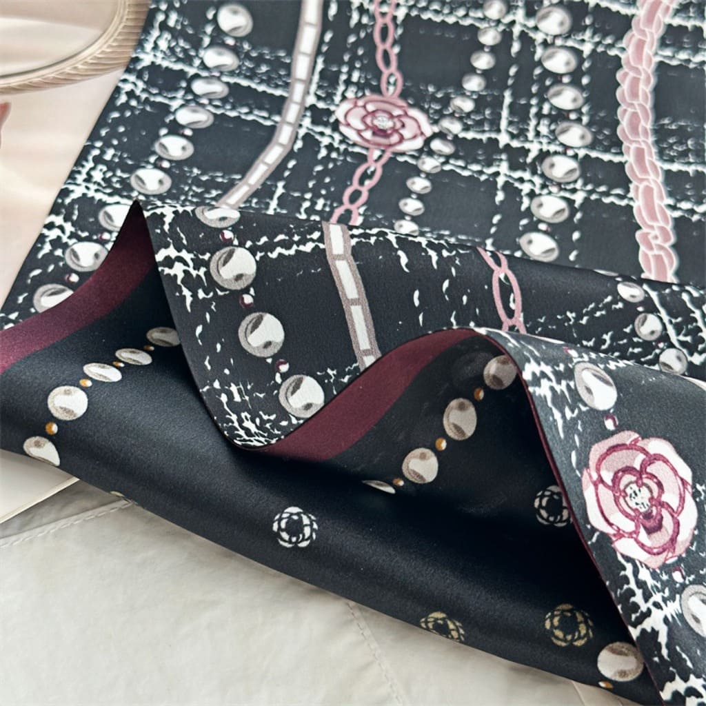 MaraSilk Pure Mulberry Silk Scarf - Ribbon Satin MS649