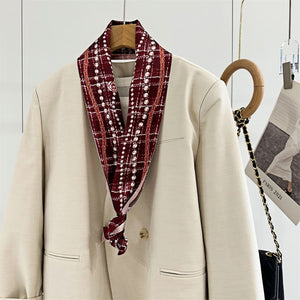 MaraSilk Pure Mulberry Silk Scarf - Ribbon Satin MS649