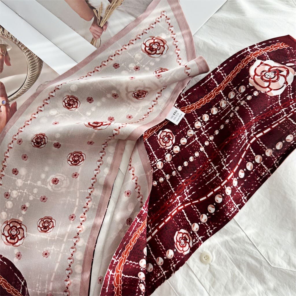 MaraSilk Pure Mulberry Silk Scarf - Ribbon Satin MS649