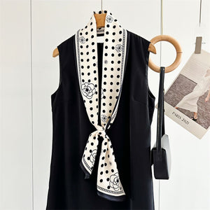 MaraSilk Pure Mulberry Silk Scarf - Ribbon Satin MS649