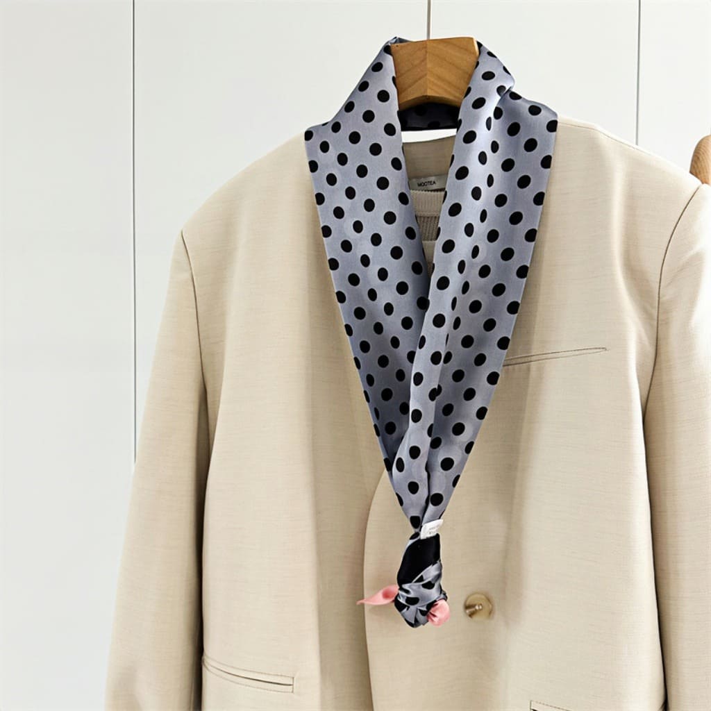 MaraSilk Pure Mulberry Silk Scarf - Ribbon Satin MS649