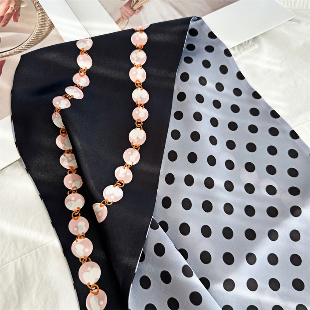 MaraSilk Pure Mulberry Silk Scarf - Ribbon Satin MS649