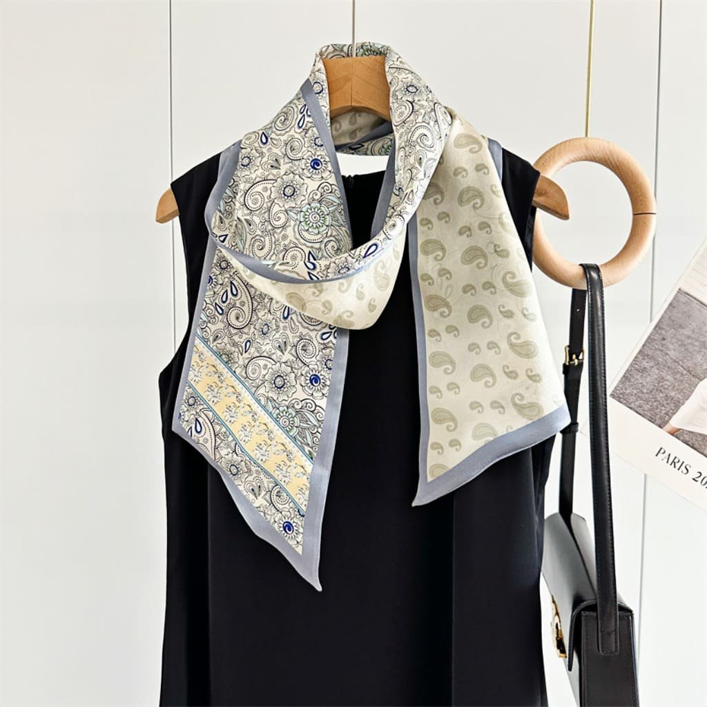 MaraSilk Pure Mulberry Silk Scarf - Ribbon Satin MS649