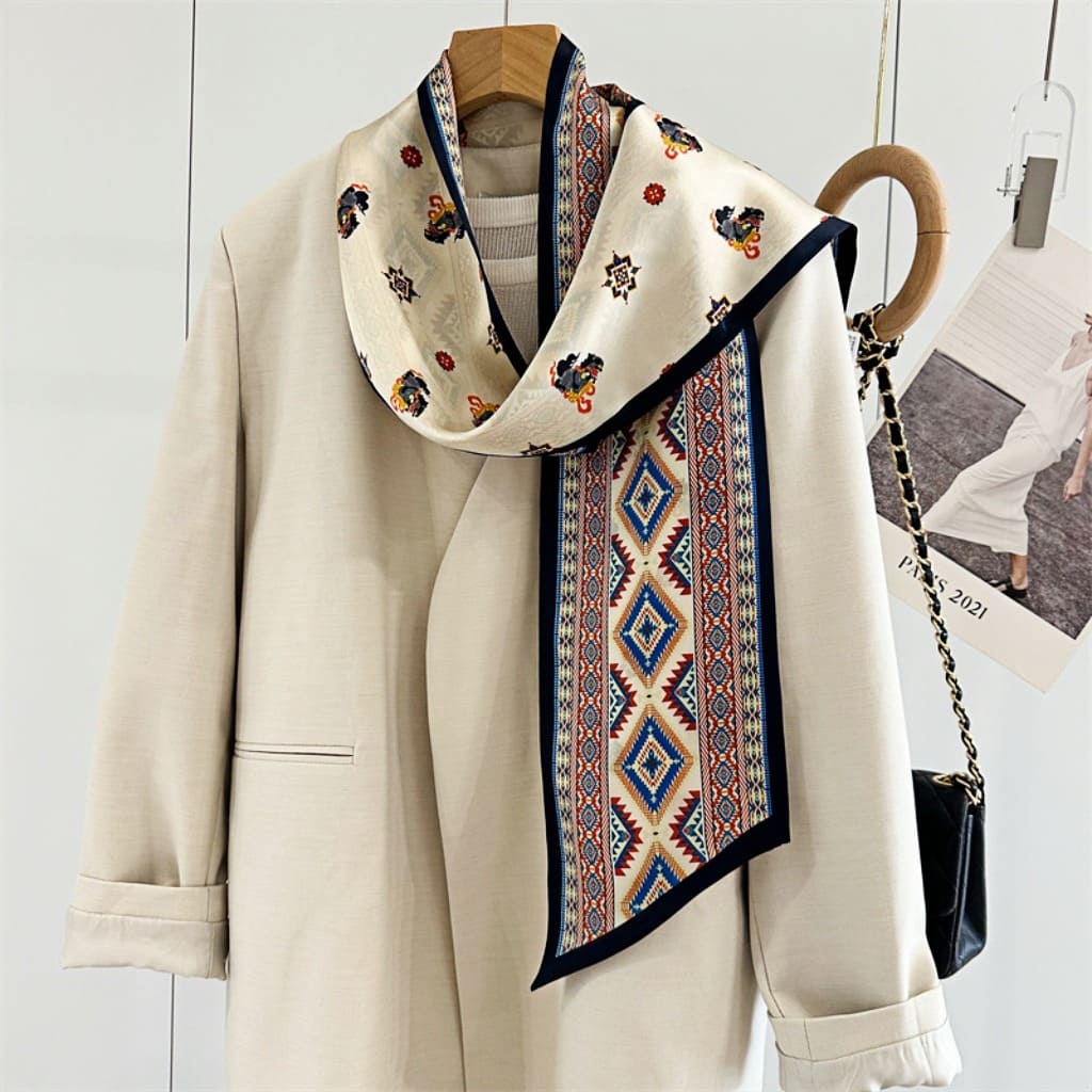 MaraSilk Pure Mulberry Silk Scarf - Ribbon Satin MS649 59" x 6" MS64906