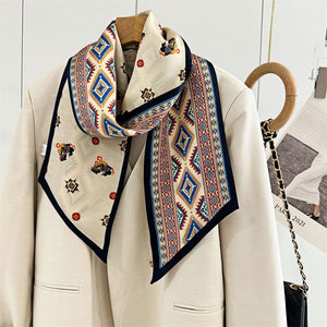 MaraSilk Pure Mulberry Silk Scarf - Ribbon Satin MS649