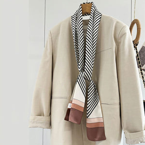 MaraSilk Pure Mulberry Silk Scarf - Ribbon Satin MS649