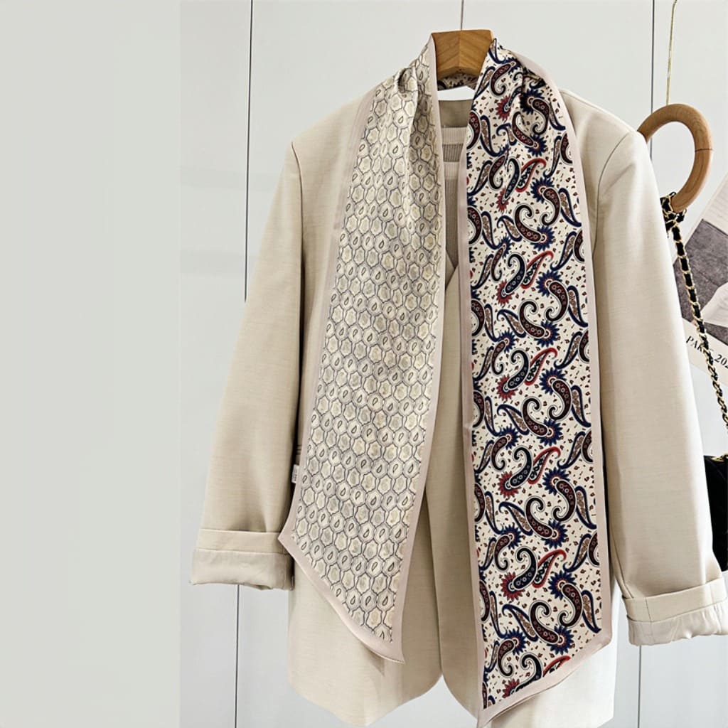 MaraSilk Pure Mulberry Silk Scarf - Ribbon Satin MS649