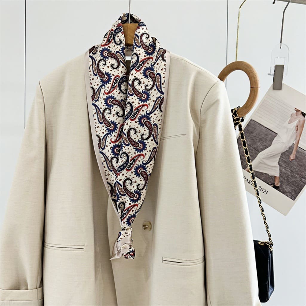 MaraSilk Pure Mulberry Silk Scarf - Ribbon Satin MS649