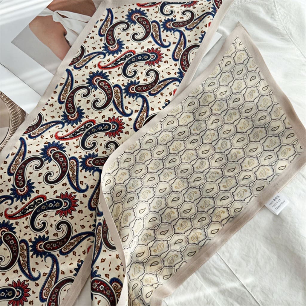 MaraSilk Pure Mulberry Silk Scarf - Ribbon Satin MS649