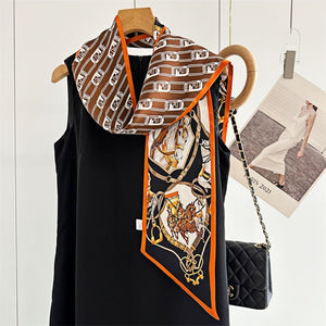 MaraSilk Pure Mulberry Silk Scarf - Ribbon Satin MS649 59" x 6" MS64909