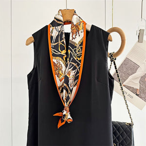 MaraSilk Pure Mulberry Silk Scarf - Ribbon Satin MS649