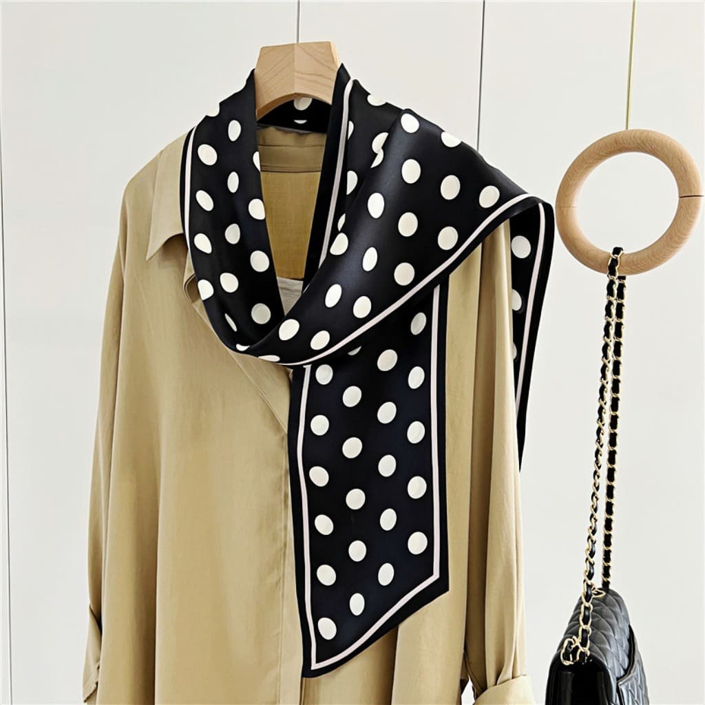 MaraSilk Pure Mulberry Silk Scarf - Ribbon Satin MS650