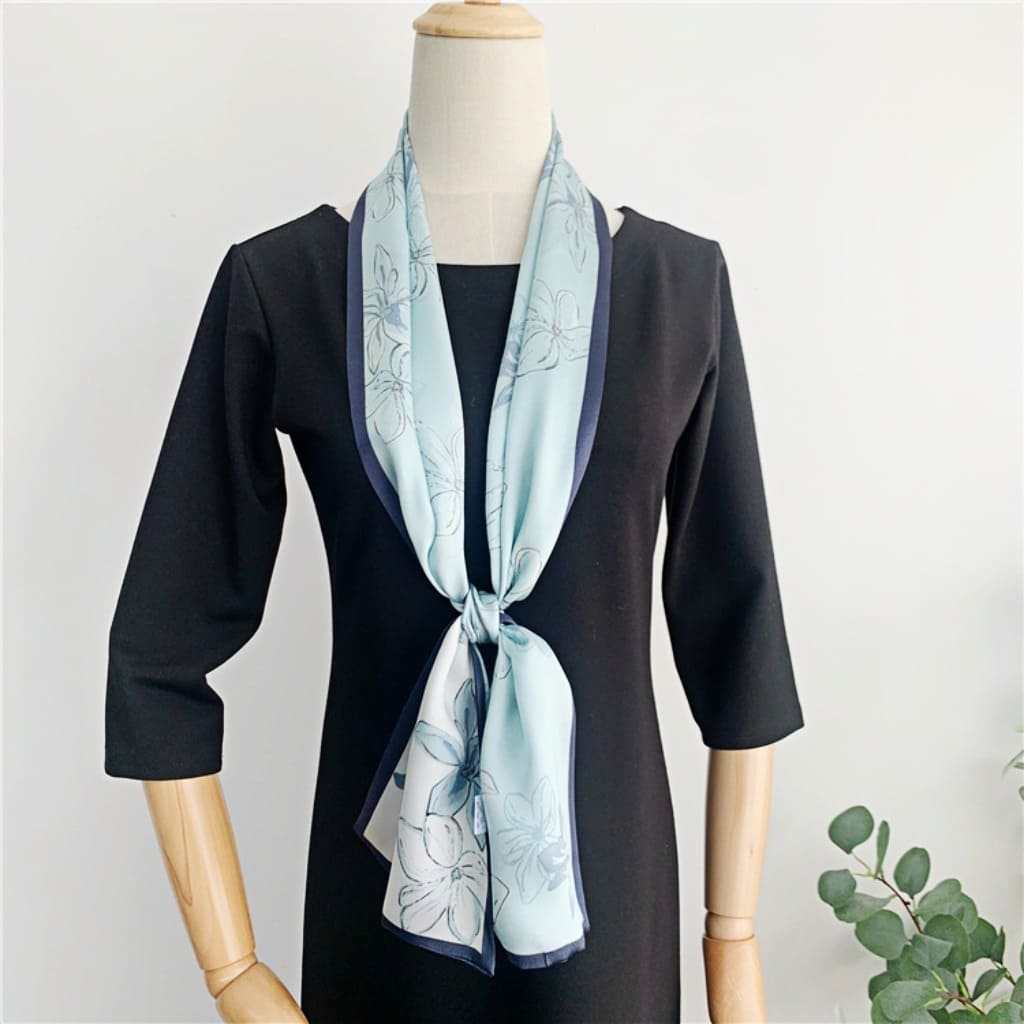 MaraSilk Pure Mulberry Silk Scarf - Ribbon Satin MS652 59" x 6" MS65201